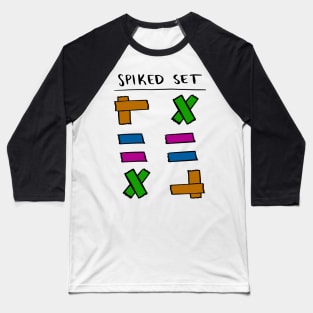 Spiked Set Baseball T-Shirt